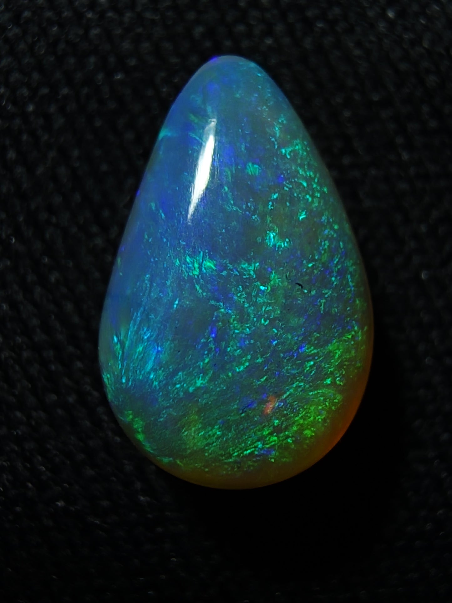 1.85ct Pear-Shaped Crystal Opal - Lightning Ridge
