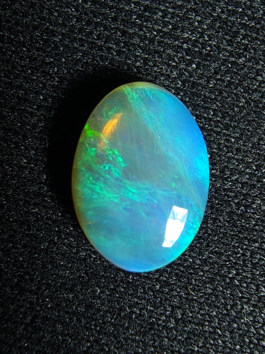 0.90c Neon Green & Blue - Crystal Opal - Lightning Ridge