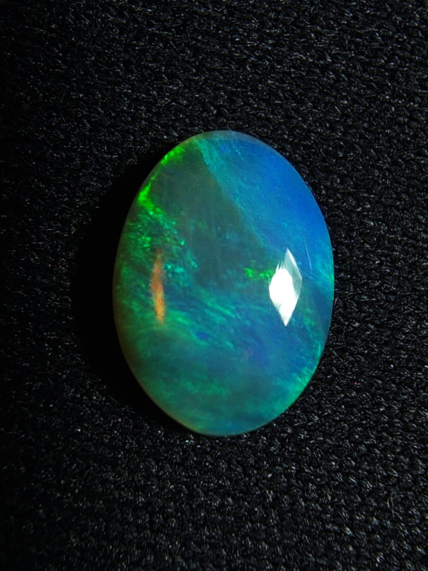 0.90c Neon Green & Blue - Crystal Opal - Lightning Ridge