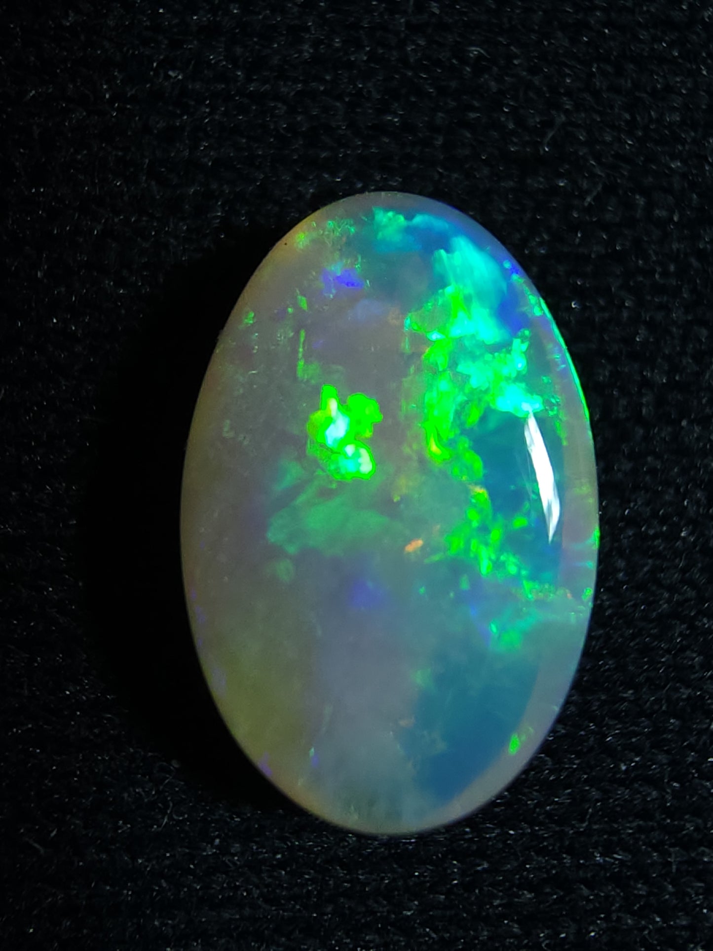 0.90c Radiant Green & Yellow - Crystal Opal - Lightning Ridge