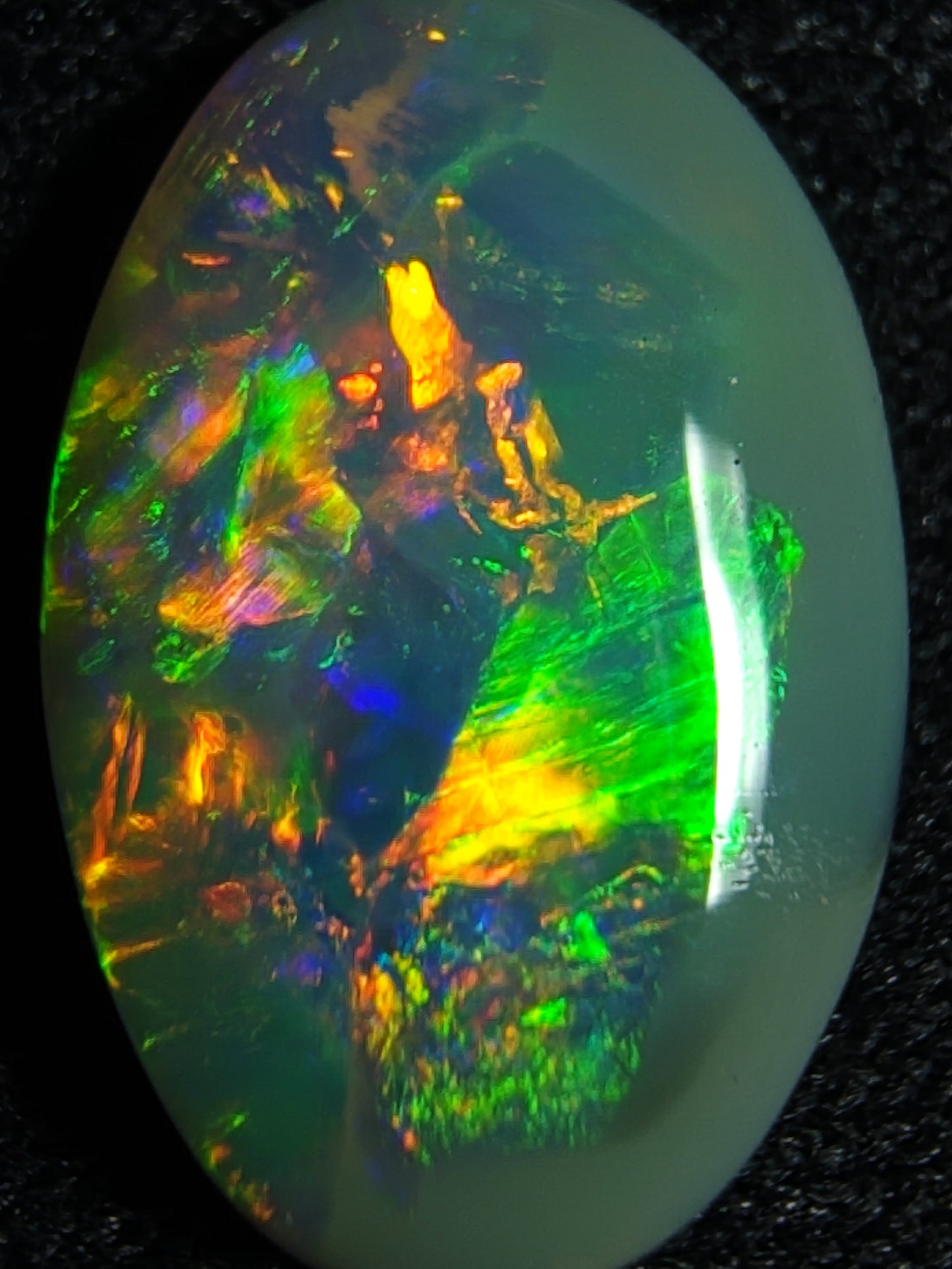 1.15c Multicolour Fire - Dark Opal - Lightning Ridge