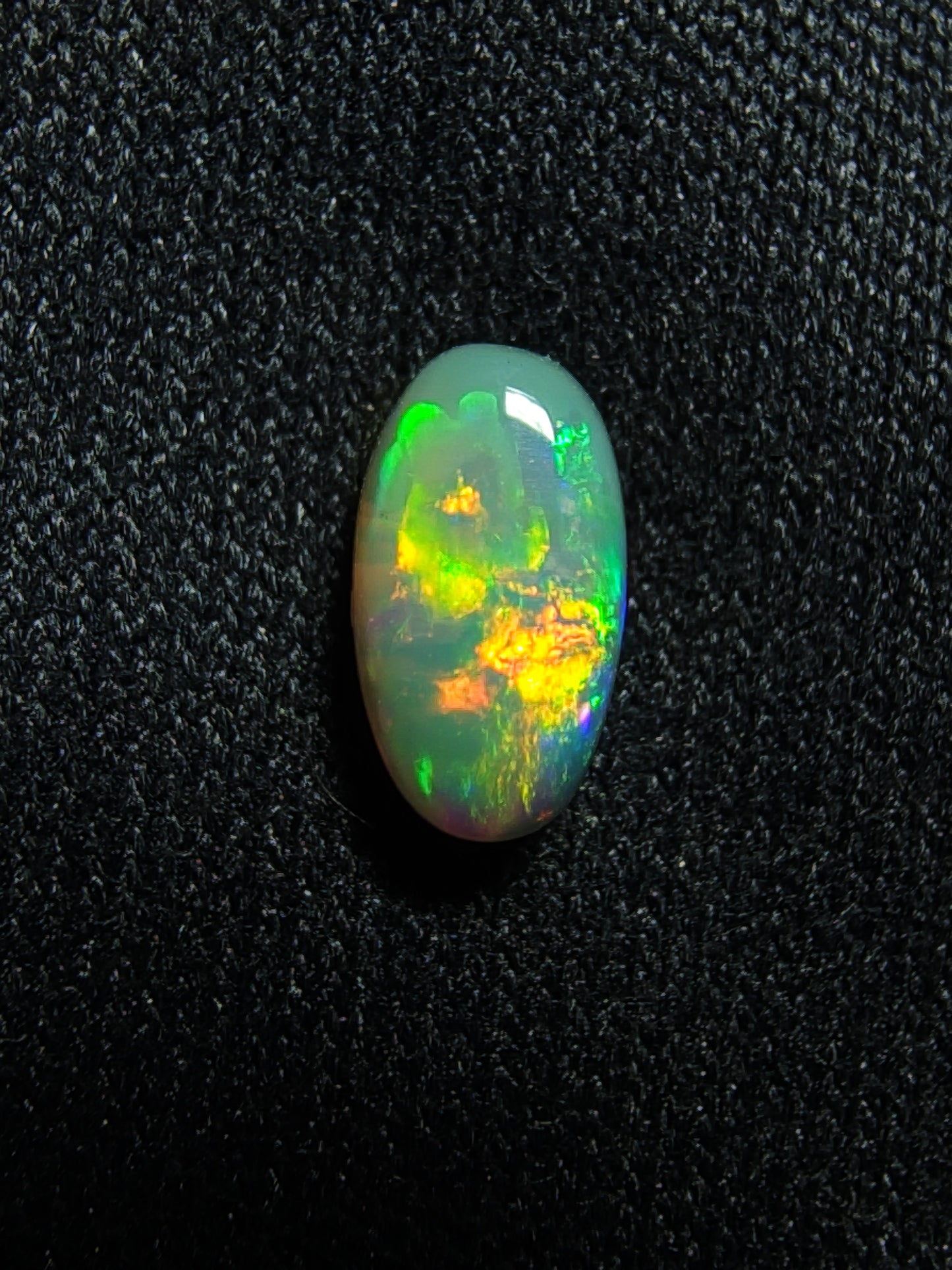 0.50c Red and Orange - Dark Opal - Lightning Ridge