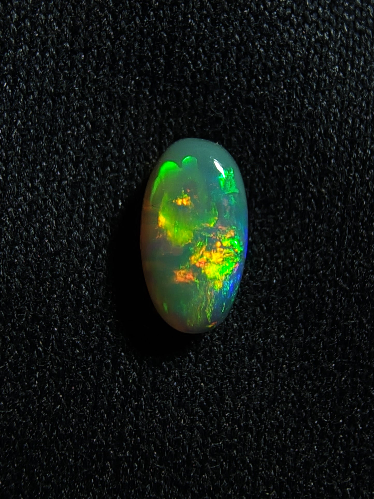 0.50c Red and Orange - Dark Opal - Lightning Ridge