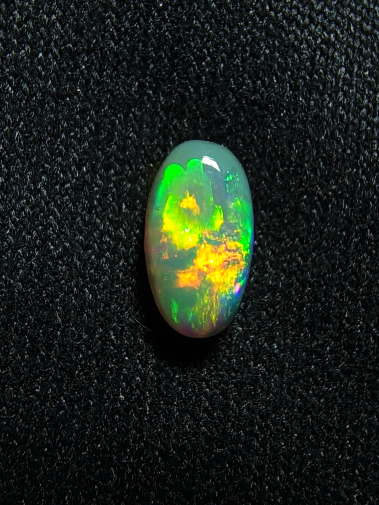0.50c Red and Orange - Dark Opal - Lightning Ridge