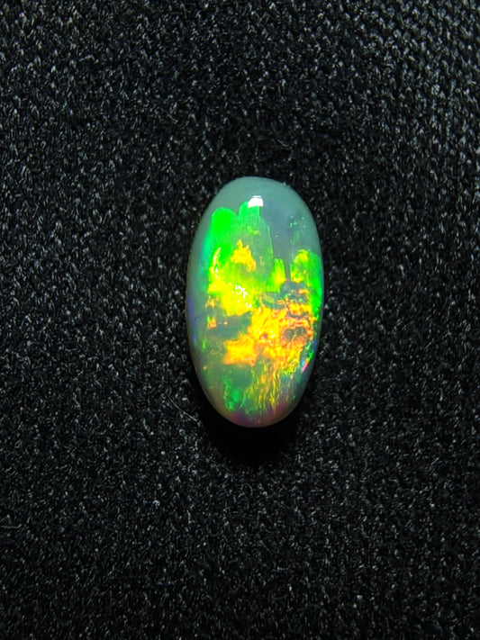 0.50c Red and Orange - Dark Opal - Lightning Ridge