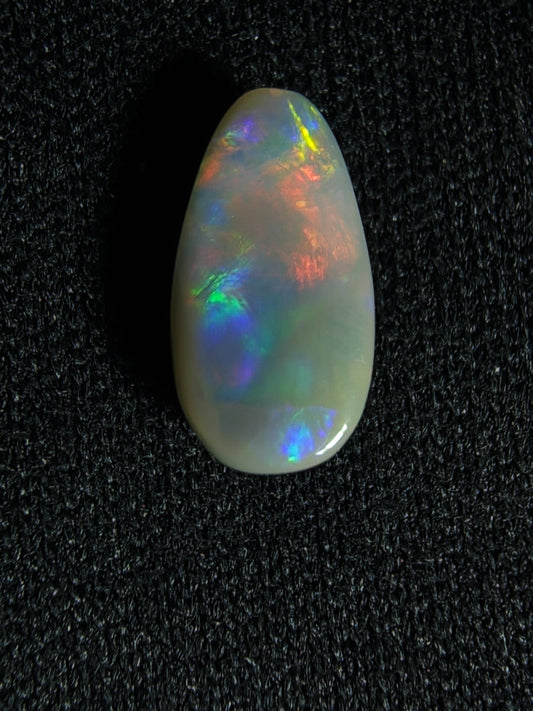 0.70c Fiery Red & Cool Blue - Dark Opal - Lightning Ridge