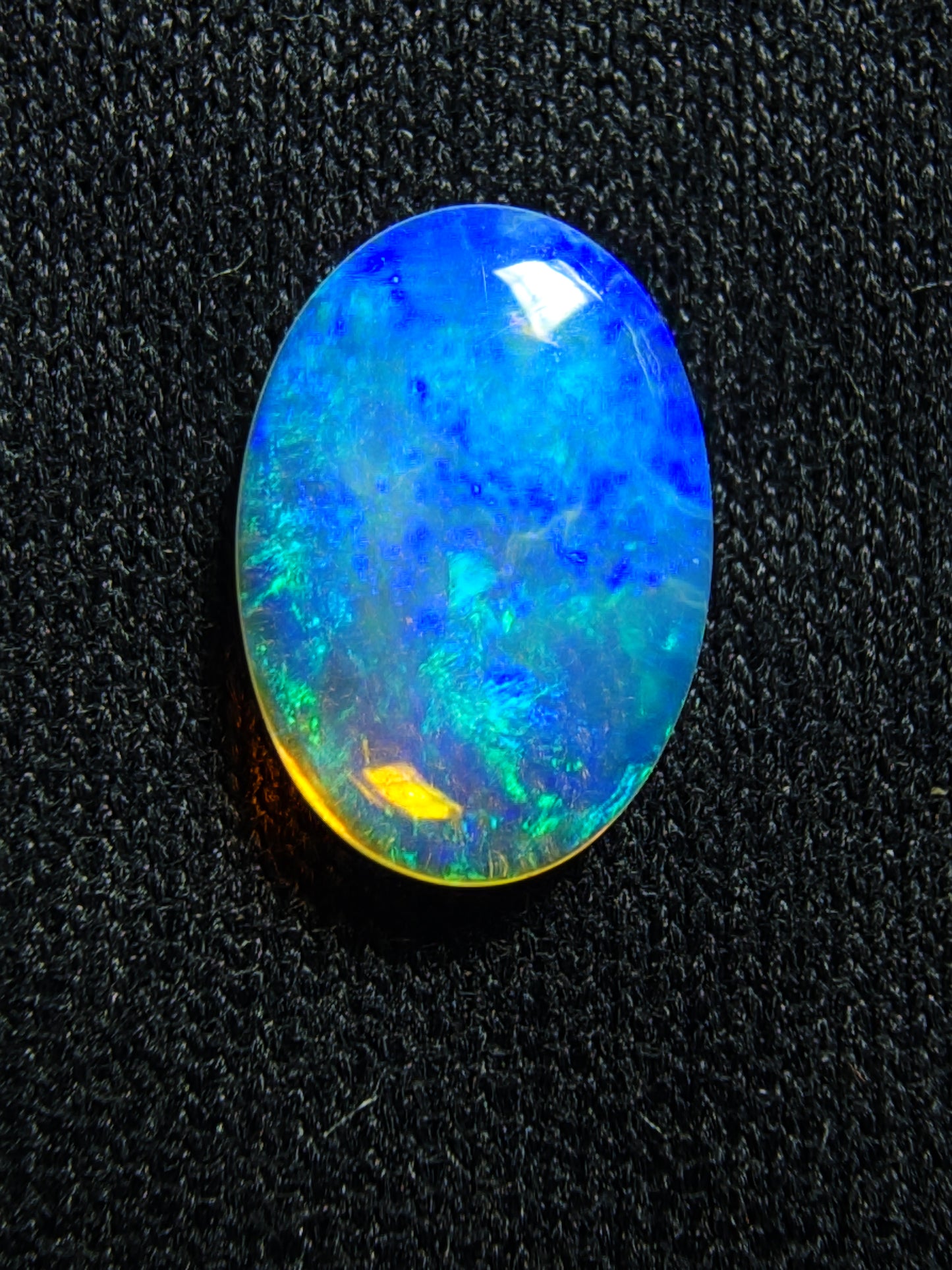0.70c Bright Blue - Crystal Opal - Lightning Ridge