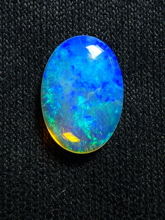 0.70c Bright Blue - Crystal Opal - Lightning Ridge