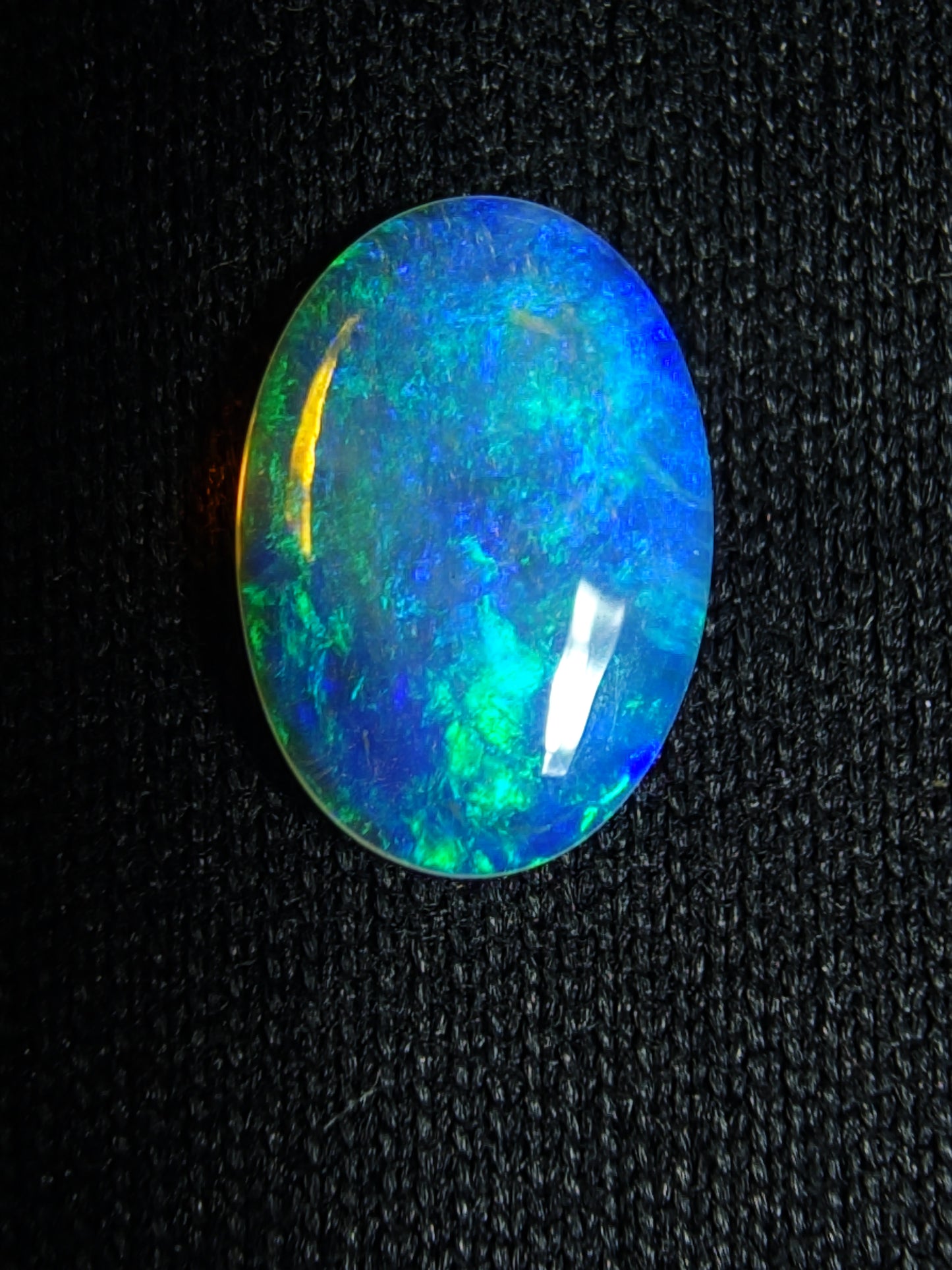 0.70c Bright Blue - Crystal Opal - Lightning Ridge