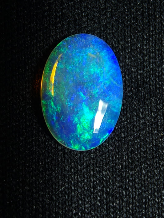 0.70c Bright Blue - Crystal Opal - Lightning Ridge