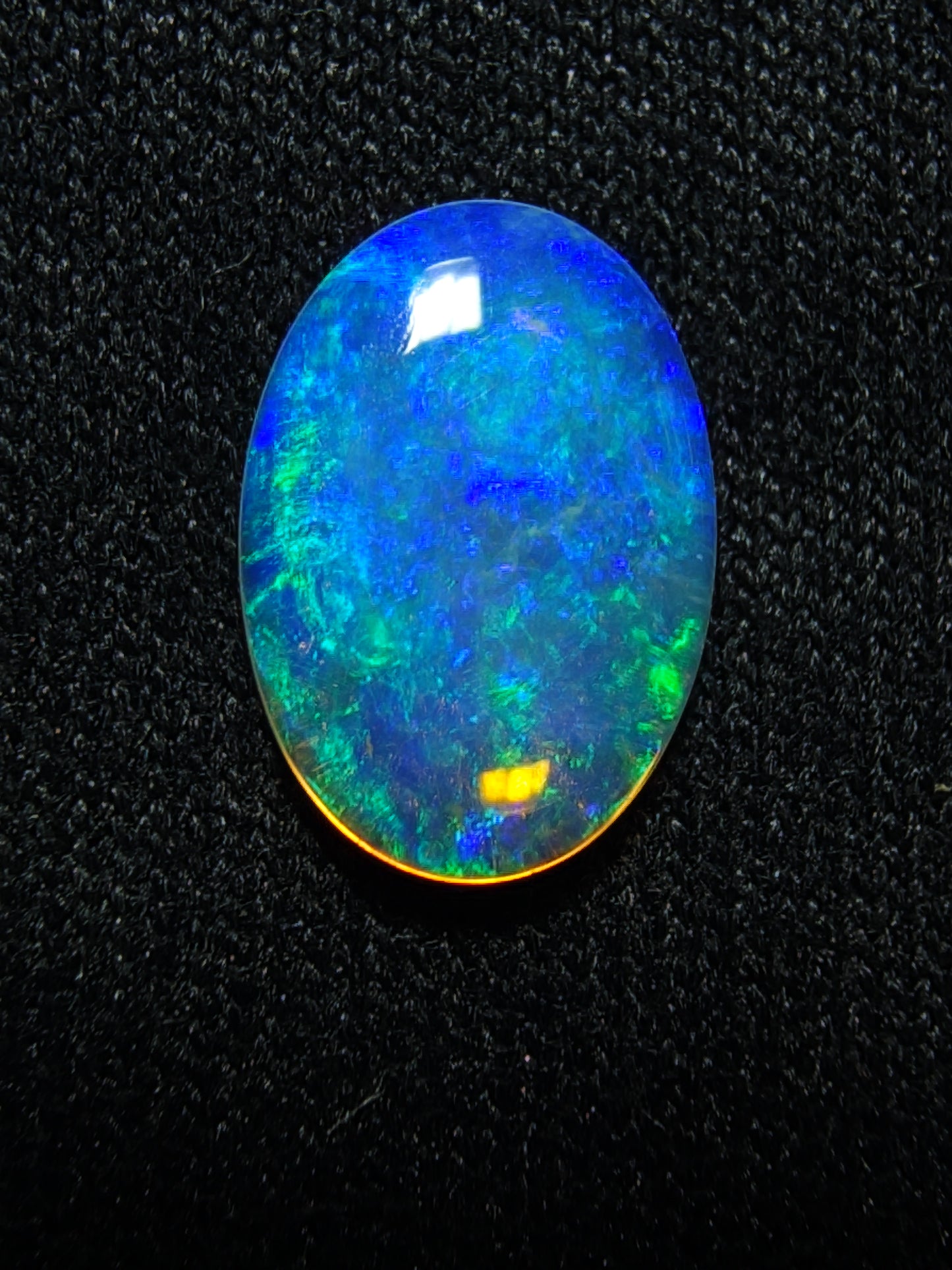 0.70c Bright Blue - Crystal Opal - Lightning Ridge