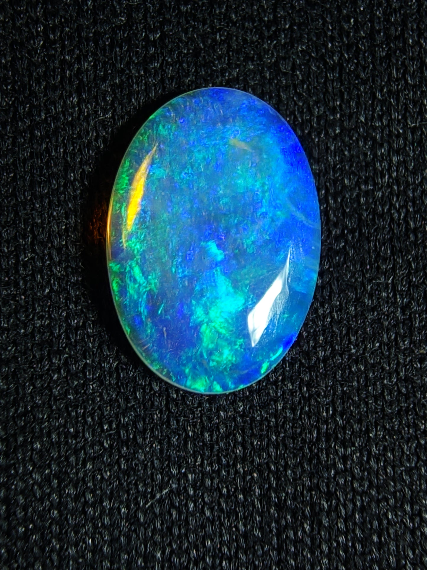 0.70c Bright Blue - Crystal Opal - Lightning Ridge
