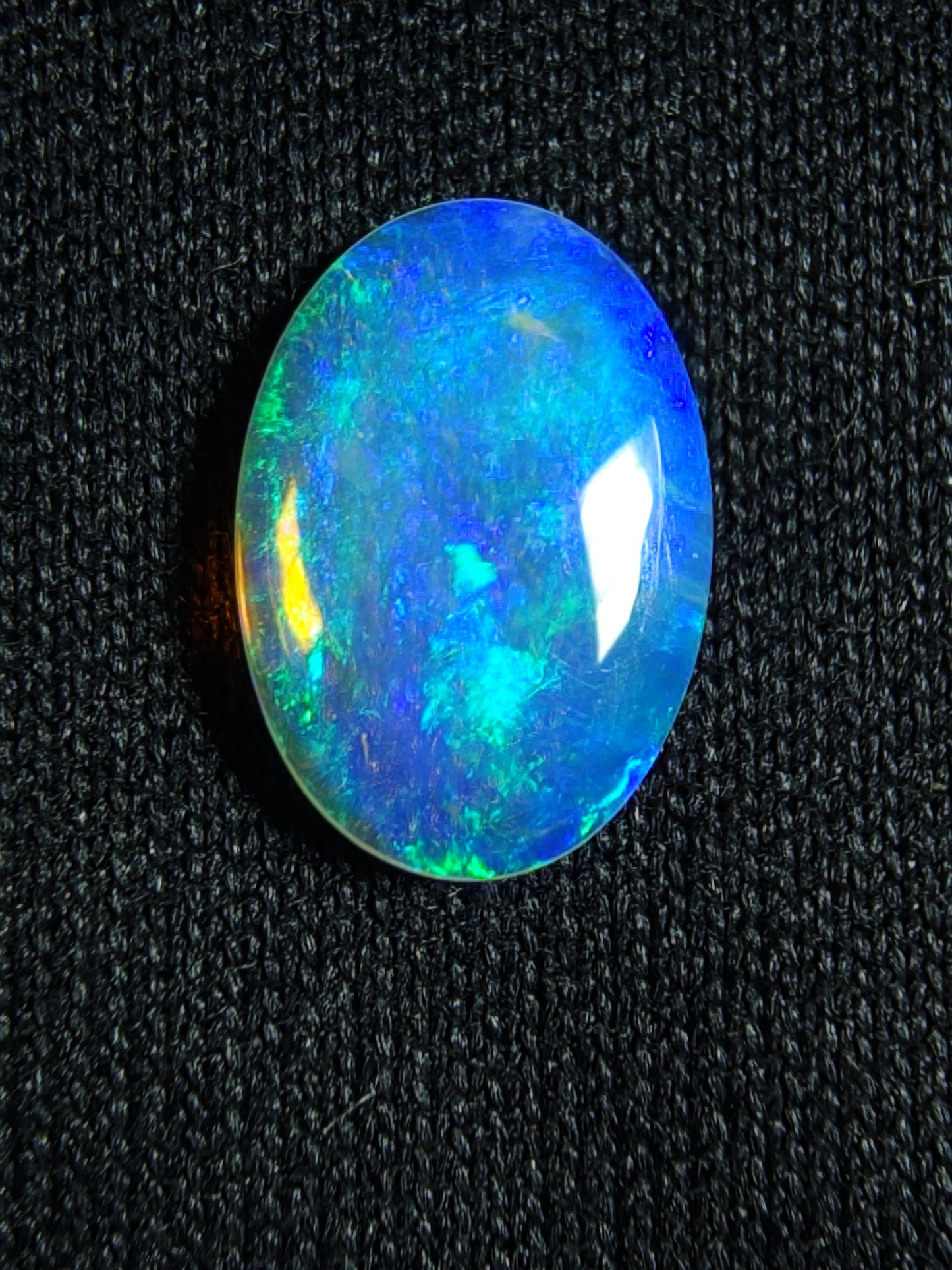 0.70c Bright Blue - Crystal Opal - Lightning Ridge