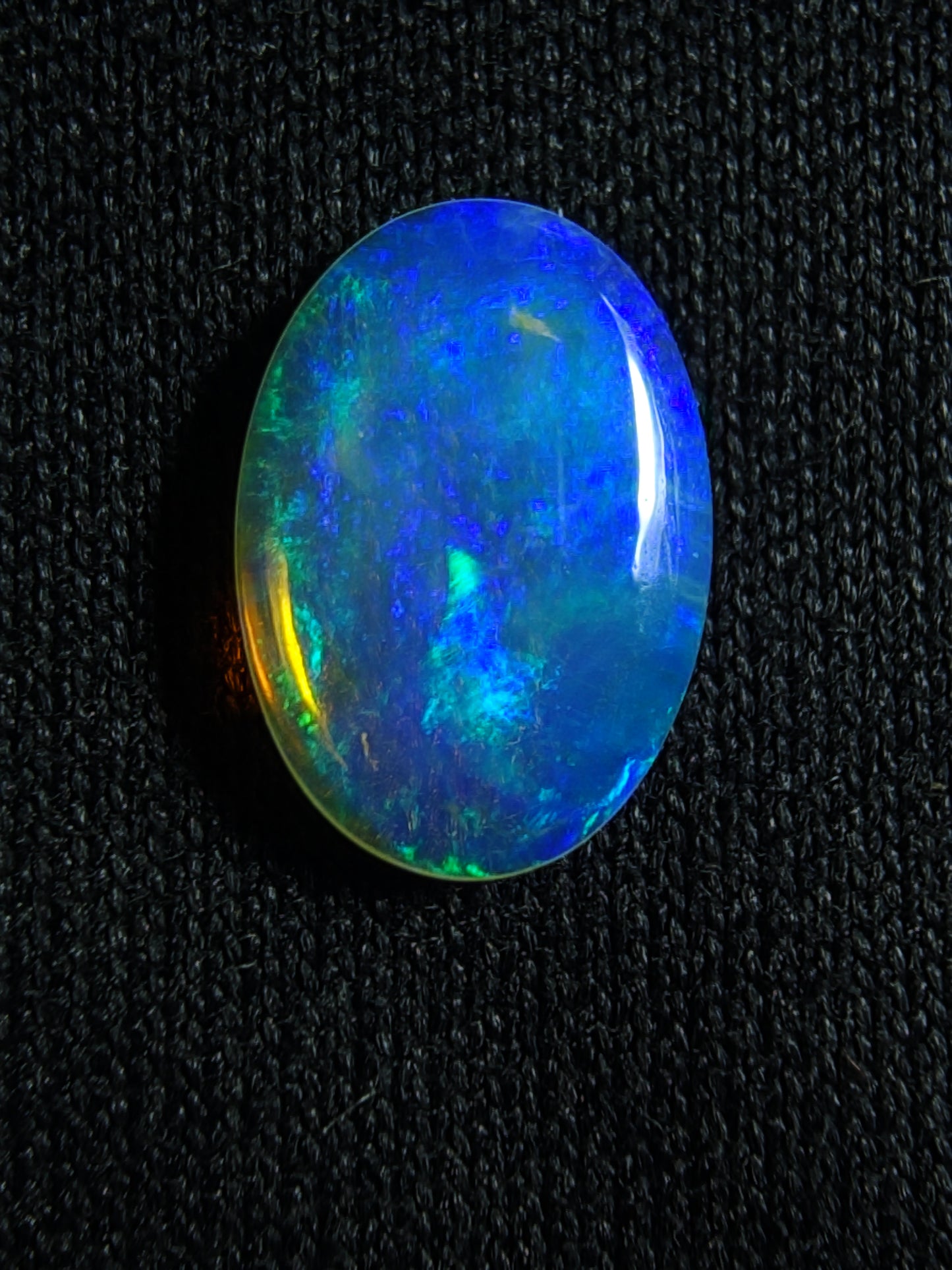0.70c Bright Blue - Crystal Opal - Lightning Ridge