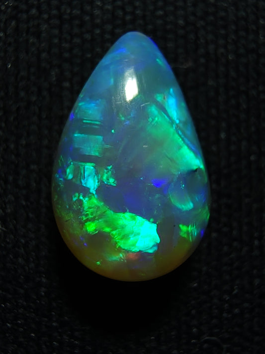 1.85ct Pear-Shaped Crystal Opal - Lightning Ridge