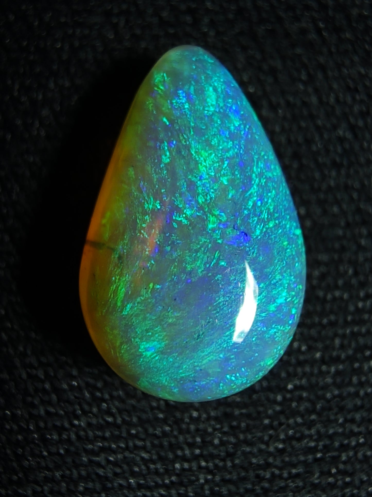 1.85ct Pear-Shaped Crystal Opal - Lightning Ridge