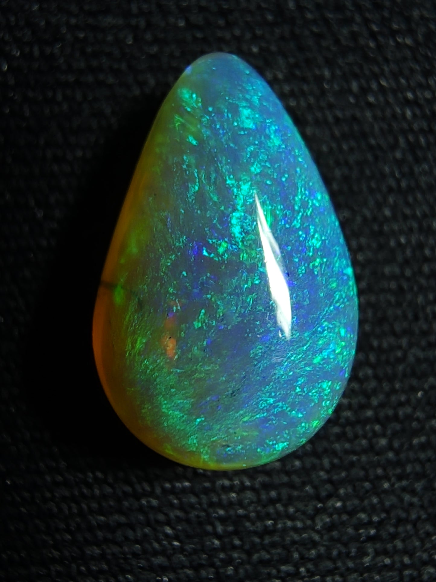 1.85ct Pear-Shaped Crystal Opal - Lightning Ridge