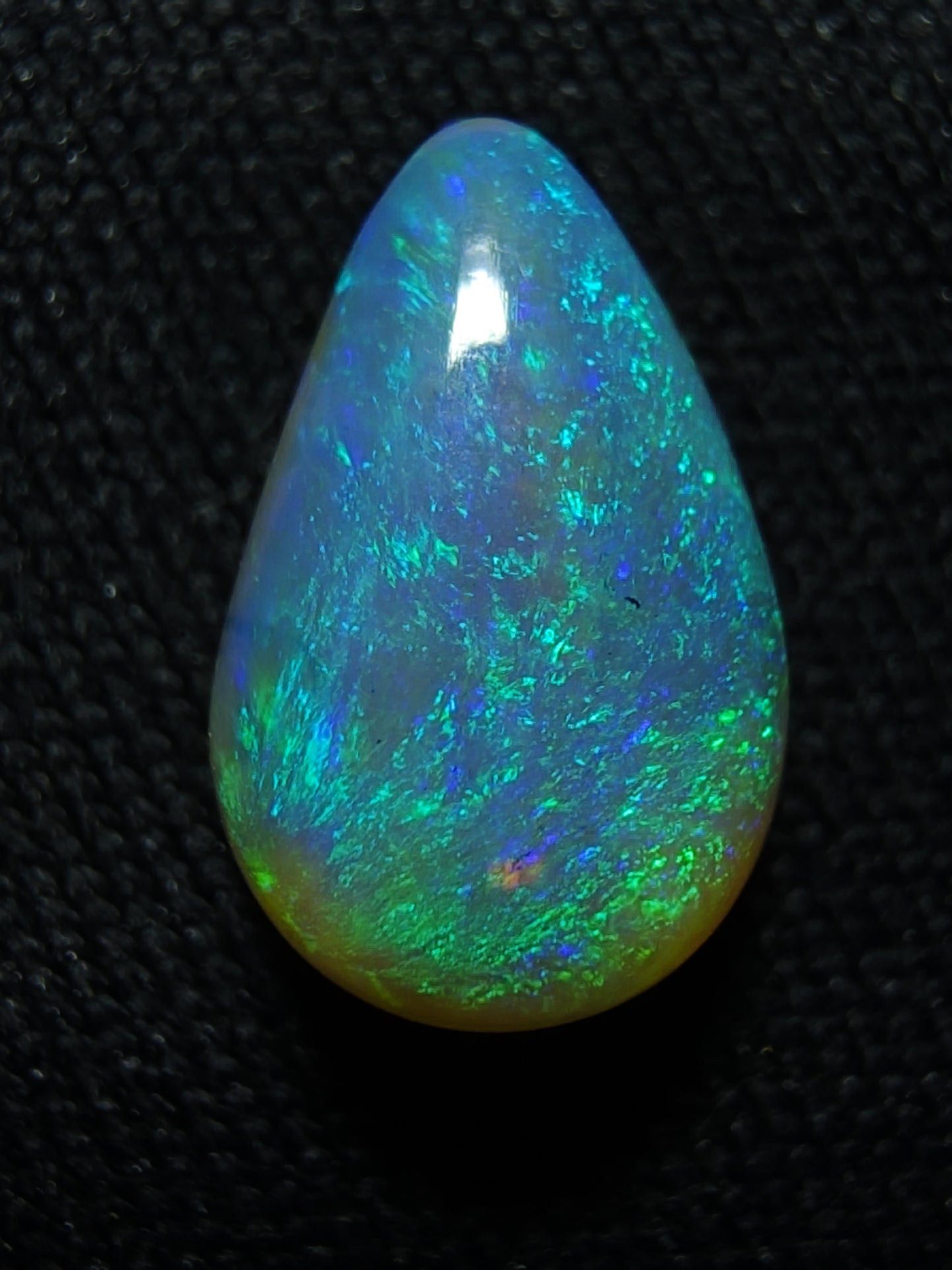 1.85ct Pear-Shaped Crystal Opal - Lightning Ridge