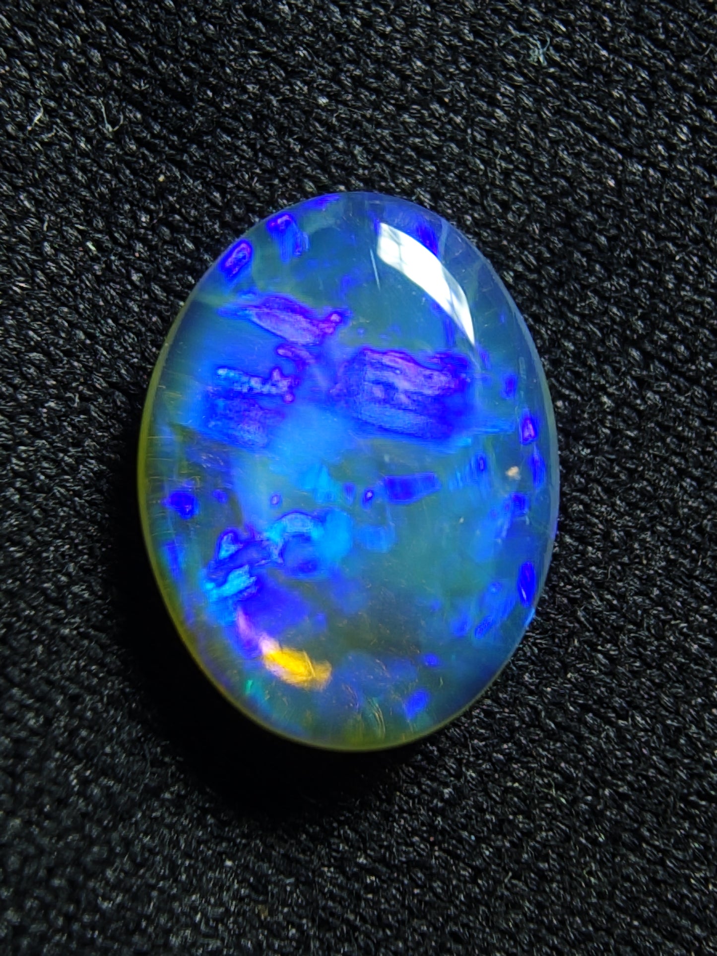 1.10c Electric Blue & Violet - Crystal Opal - Lightning Ridge