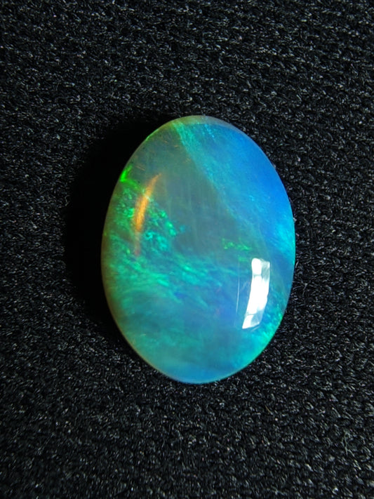 0.90c Neon Green & Blue - Crystal Opal - Lightning Ridge