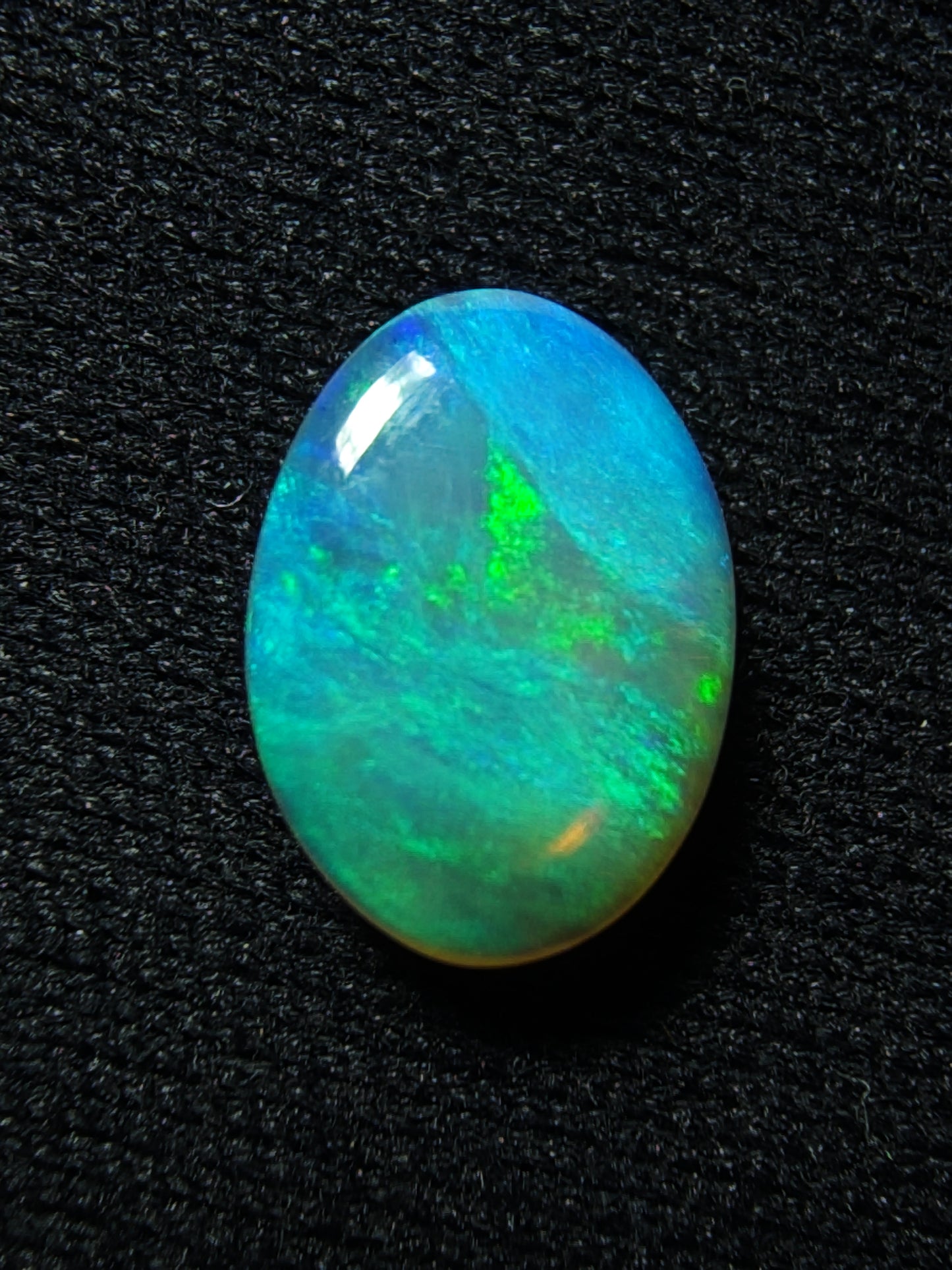 0.90c Neon Green & Blue - Crystal Opal - Lightning Ridge