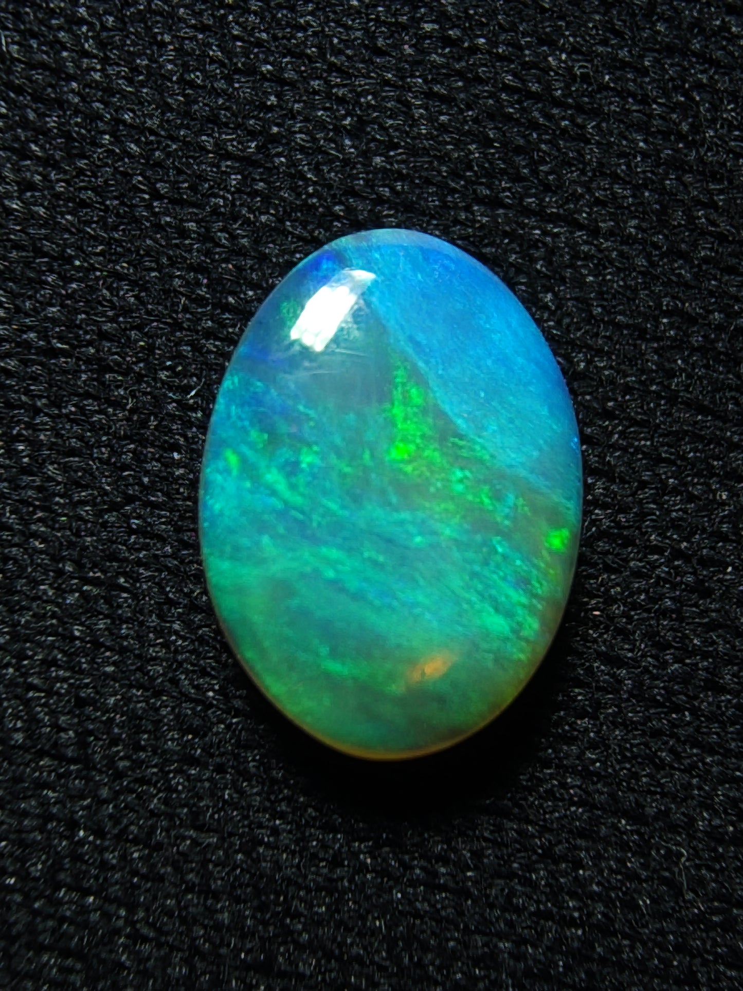0.90c Neon Green & Blue - Crystal Opal - Lightning Ridge