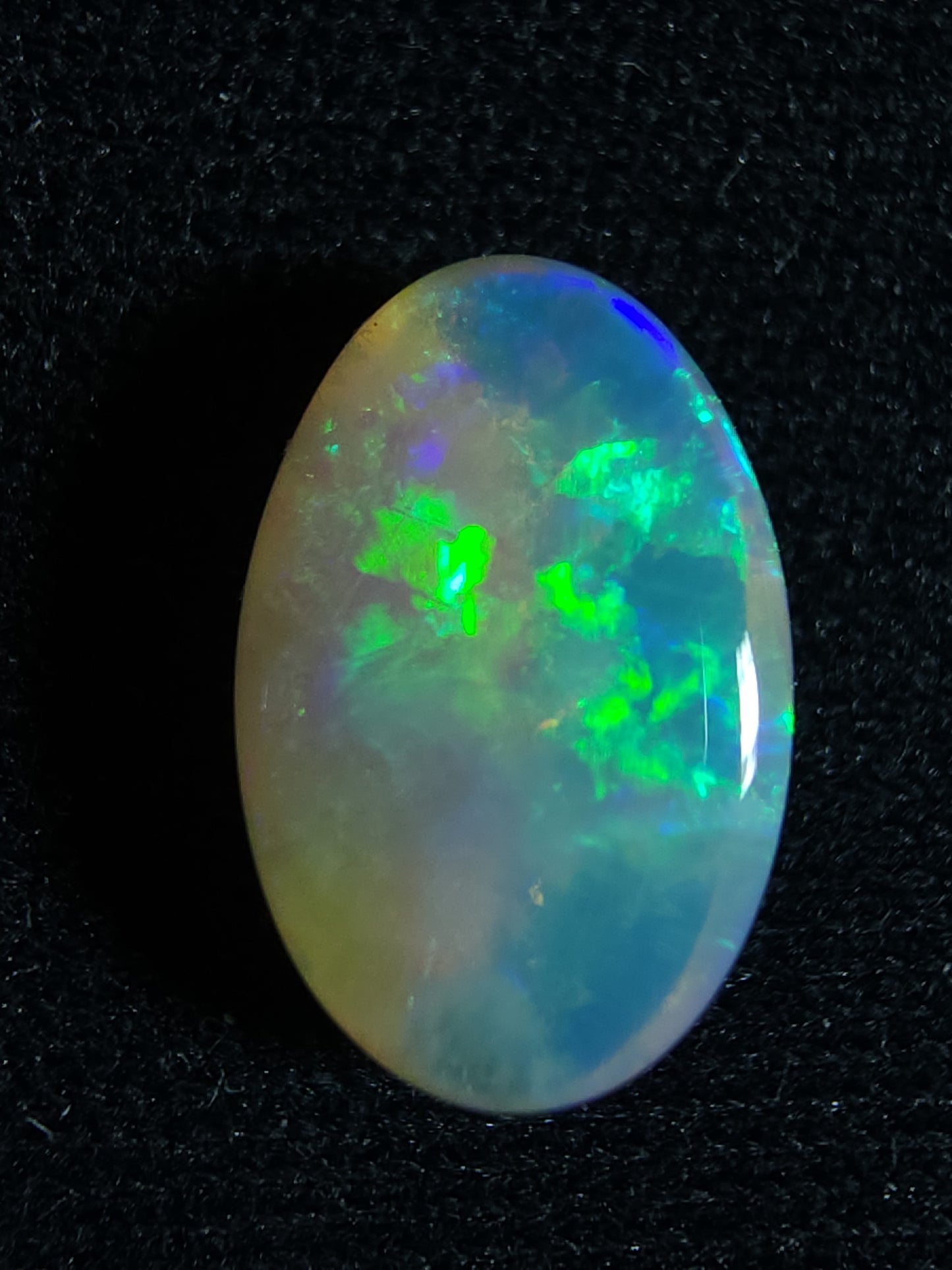 0.90c Radiant Green & Yellow - Crystal Opal - Lightning Ridge