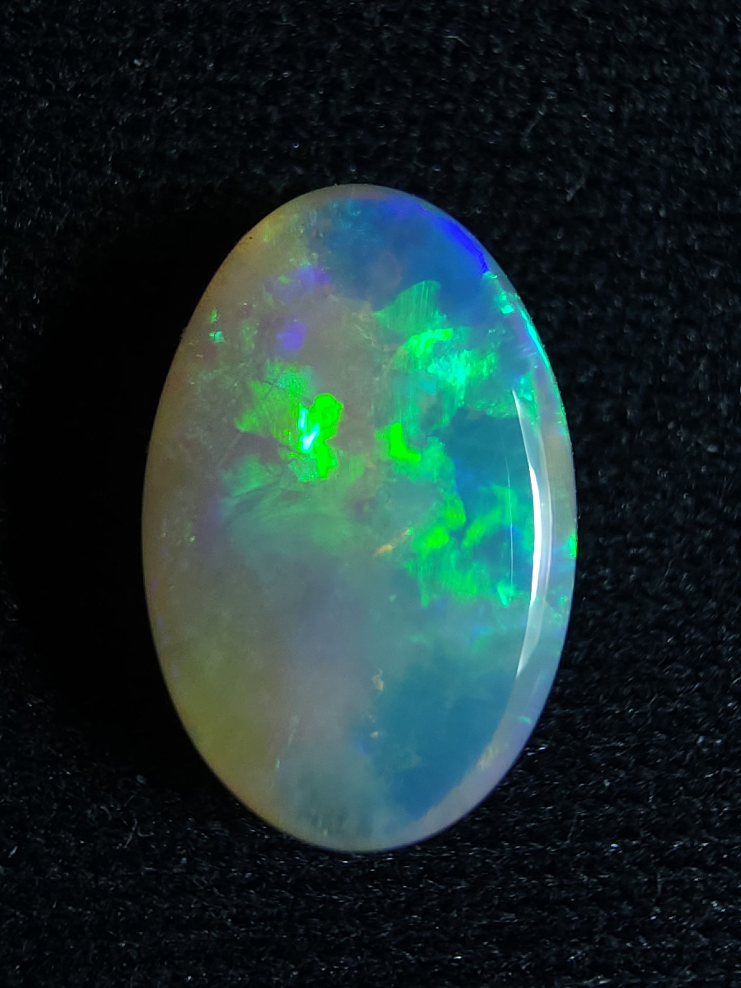 0.90c Radiant Green & Yellow - Crystal Opal - Lightning Ridge