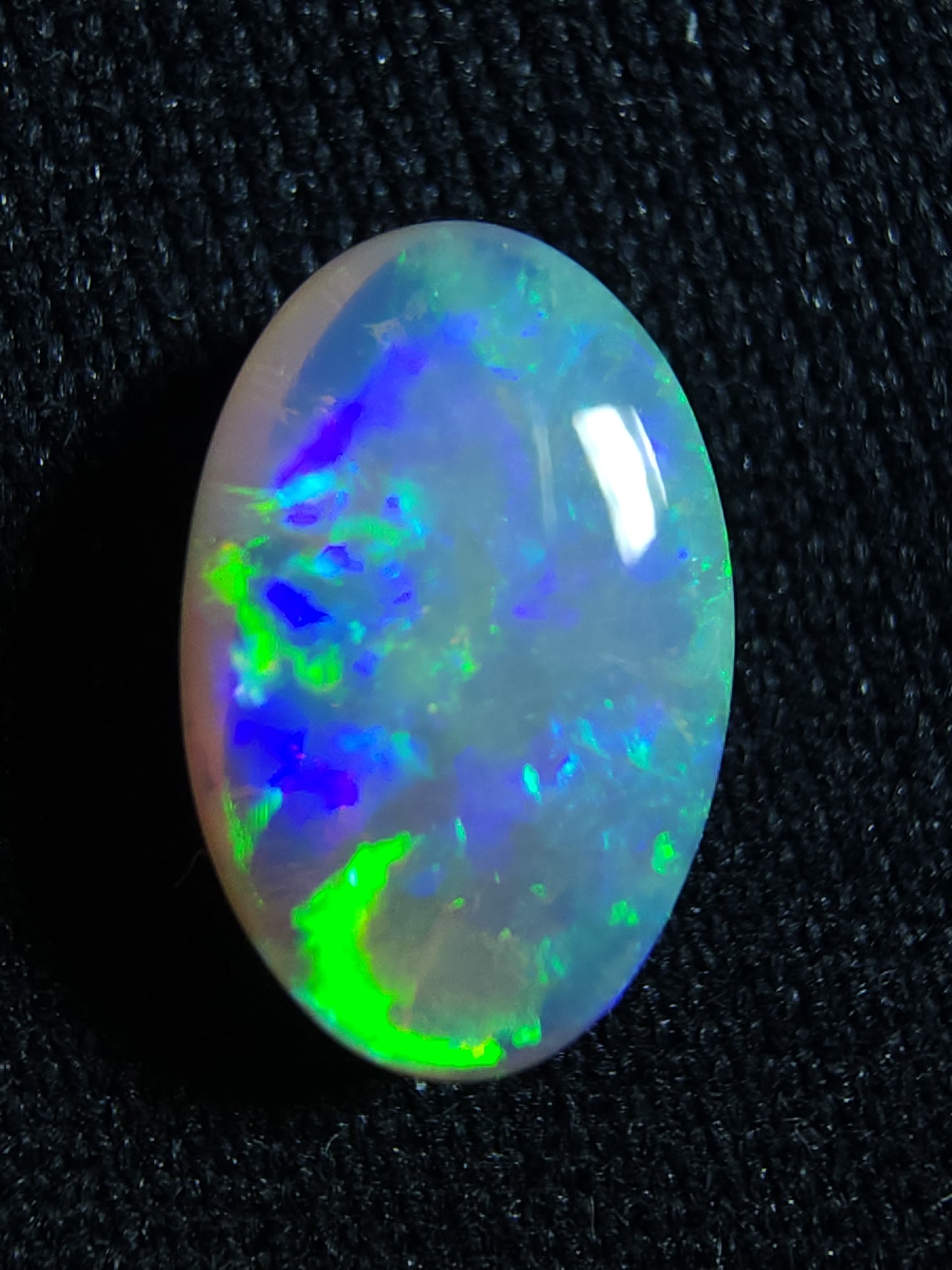 0.90c Radiant Green & Yellow - Crystal Opal - Lightning Ridge