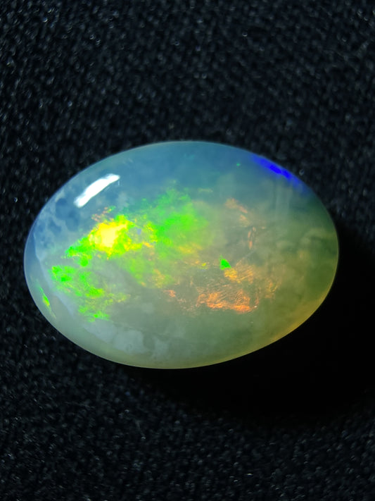 1.55ct Rolling Red Flash - Crystal Opal - Lightning Ridge