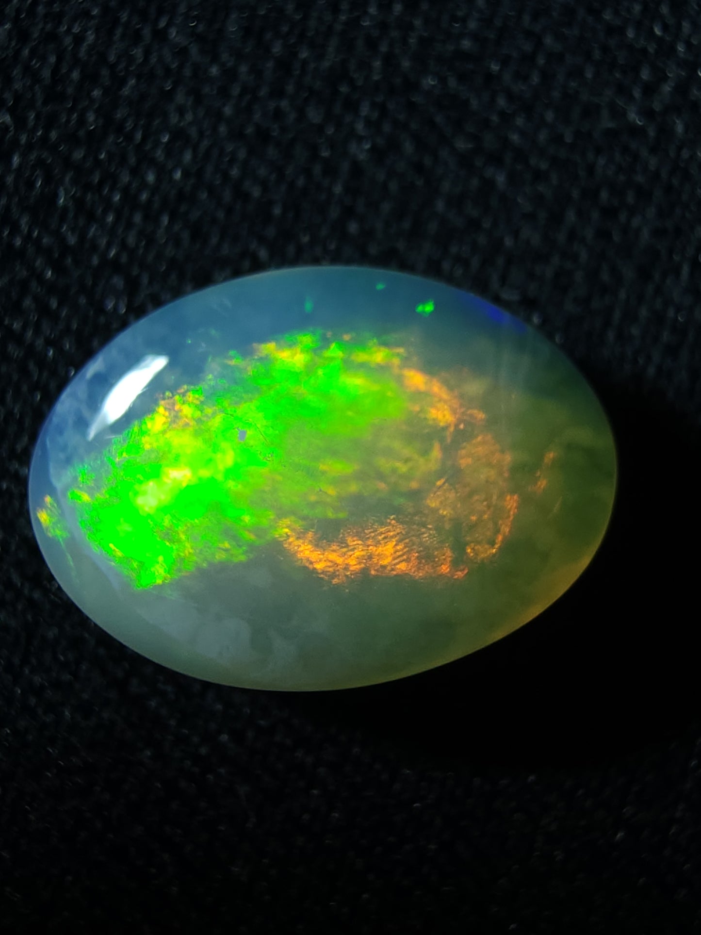 1.55ct Rolling Red Flash - Crystal Opal - Lightning Ridge