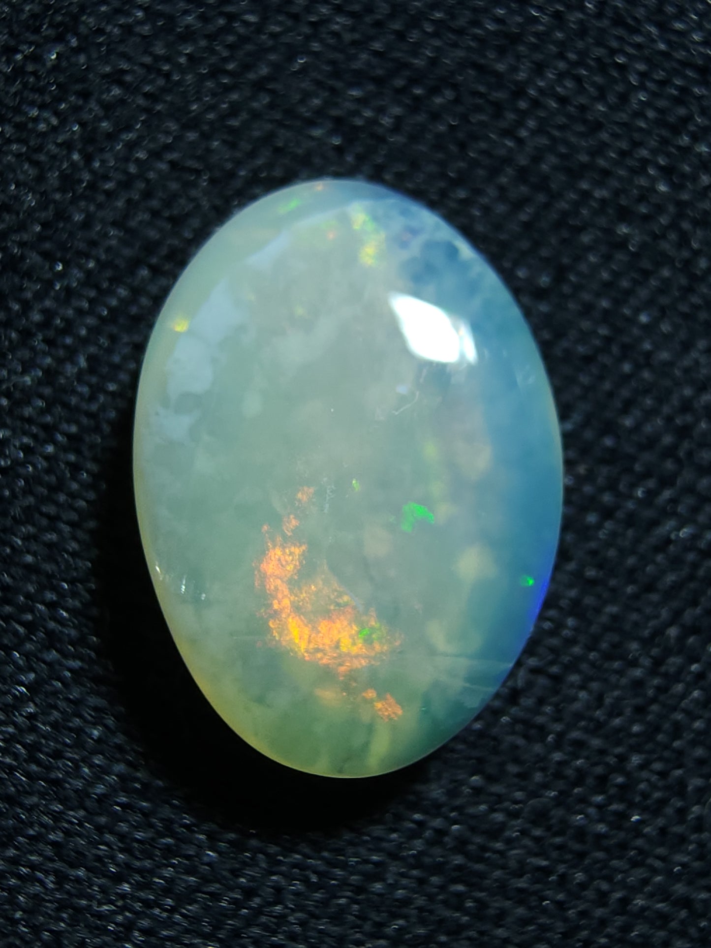 1.55ct Rolling Red Flash - Crystal Opal - Lightning Ridge