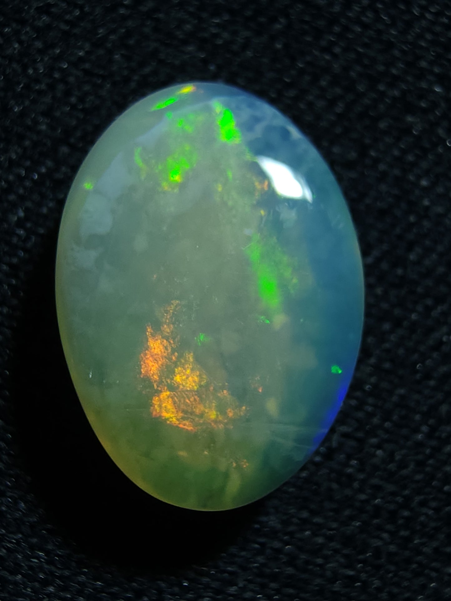 1.55ct Rolling Red Flash - Crystal Opal - Lightning Ridge