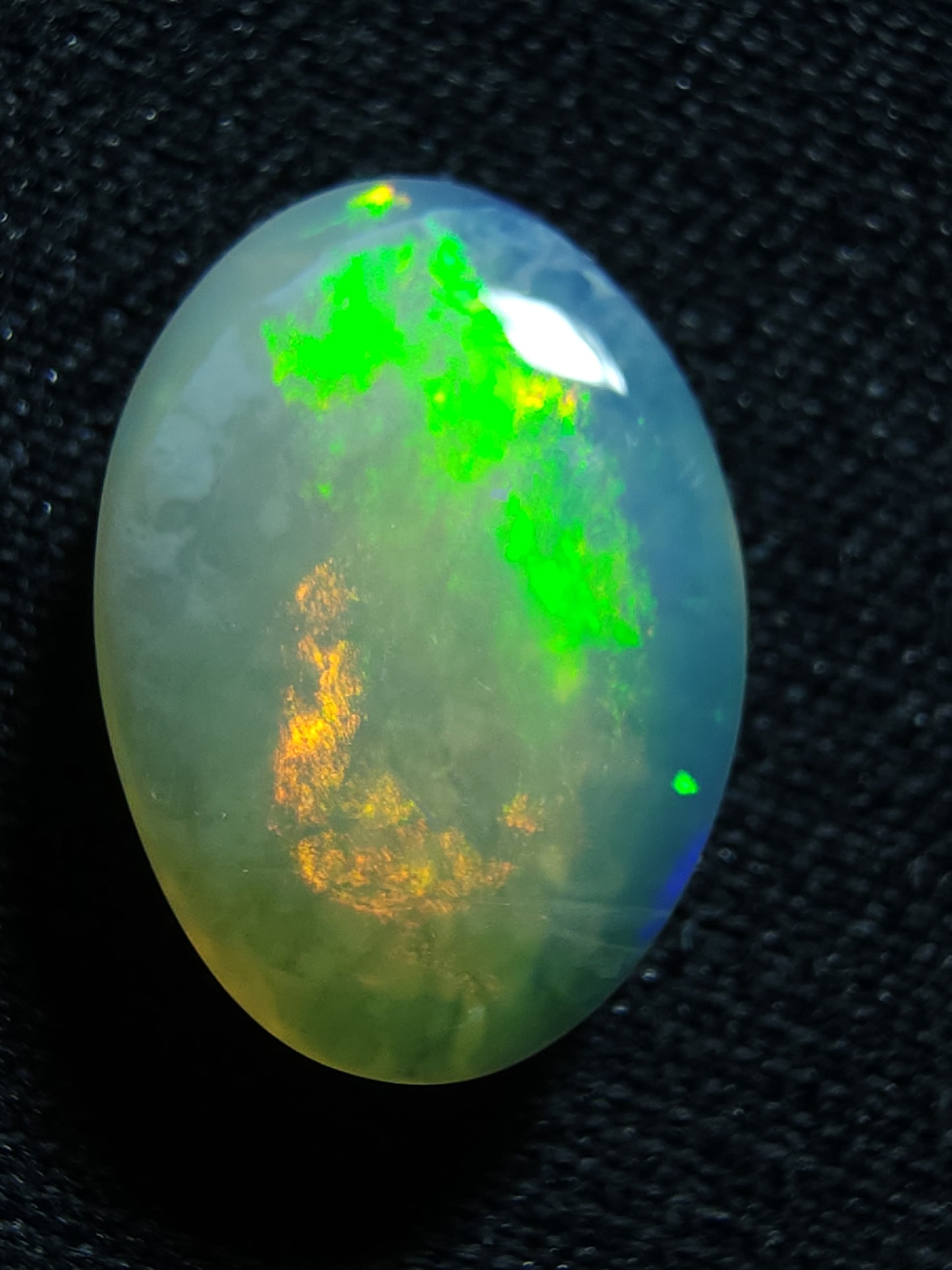 1.55ct Rolling Red Flash - Crystal Opal - Lightning Ridge
