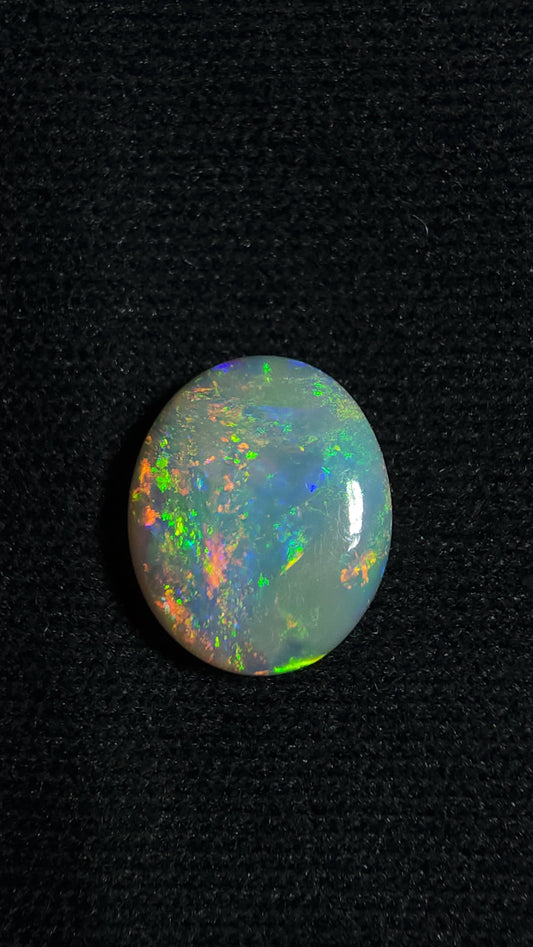 0.90ct Rainbow Crystal Nobby – Lightning Ridge Solid Opal
