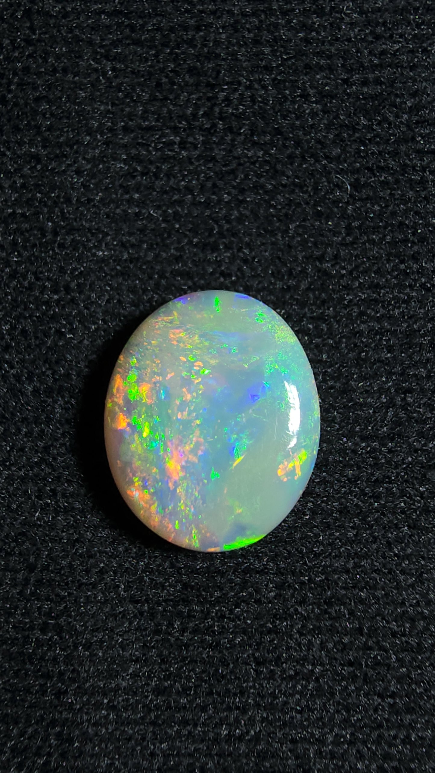 0.90ct Rainbow Crystal Nobby – Lightning Ridge Solid Opal