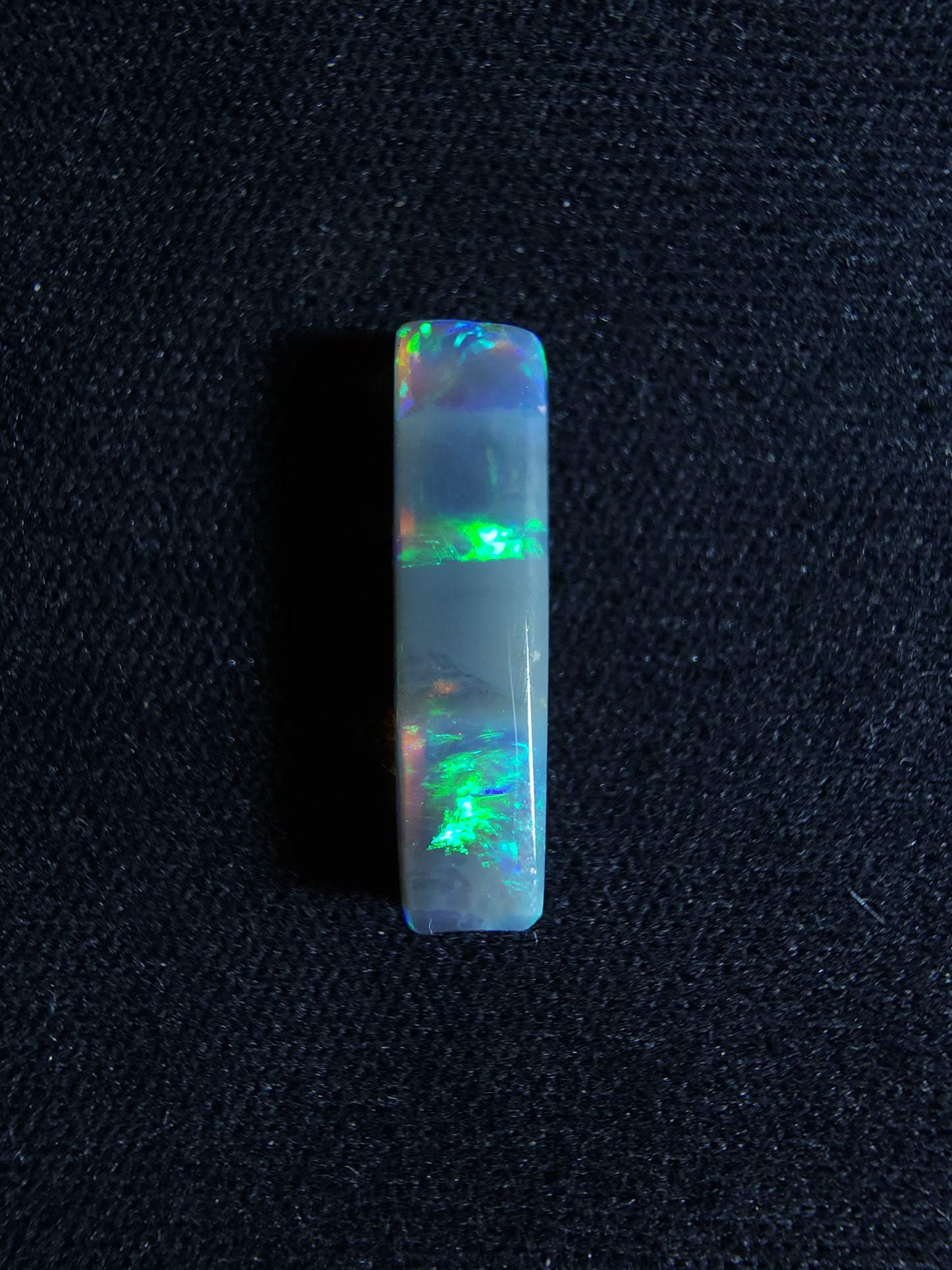 1.60ct Lightning Ridge Dark Opal – Baguette Cut