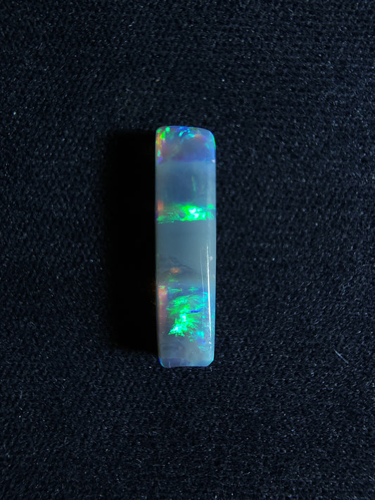 1.60ct Lightning Ridge Dark Opal – Baguette Cut