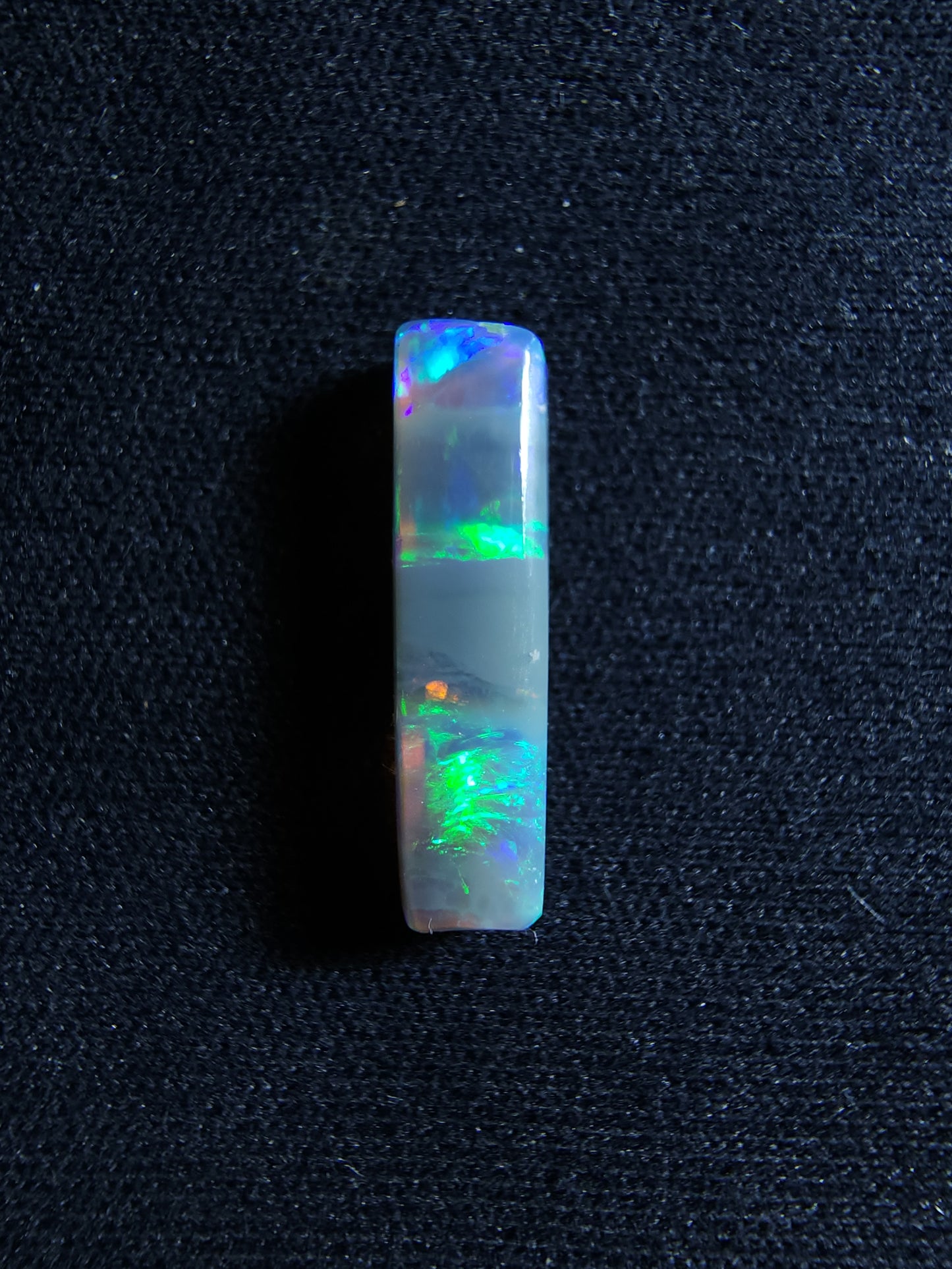 1.60ct Lightning Ridge Dark Opal – Baguette Cut