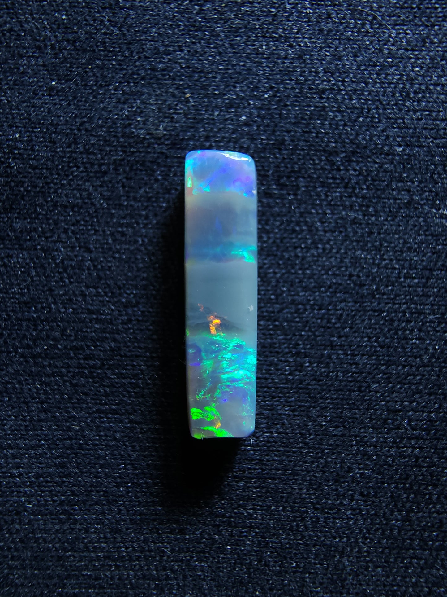 1.60ct Lightning Ridge Dark Opal – Baguette Cut