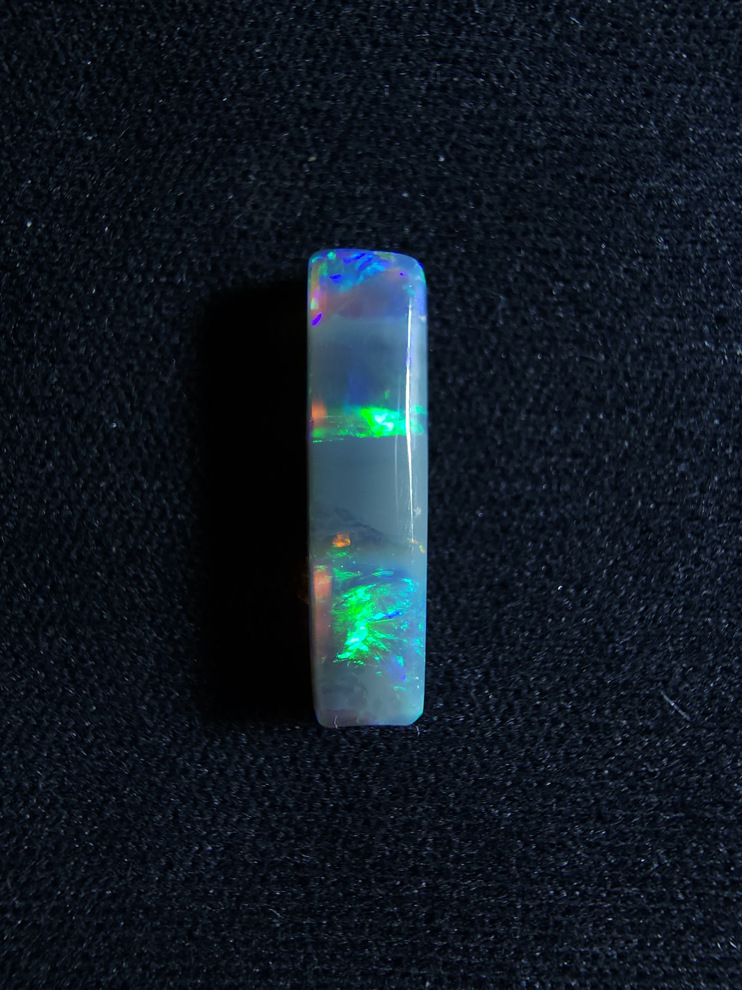 1.60ct Lightning Ridge Dark Opal – Baguette Cut